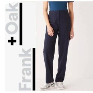 Frank and Oak Jane Navy Blue Straight Leg Pants Size 4